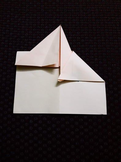 超简单F-15纸飞机折法教程，一扔能飞9米远-第12张图片-趣作屋