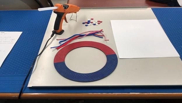 超简单爱国主题花环手工制作教程-第2张图片-趣作屋