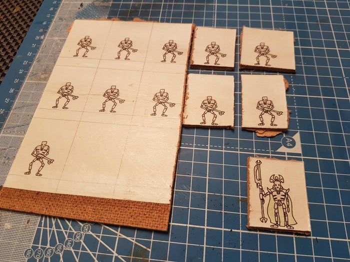 低成本手工制作战锤40K纸模型教程-第5张图片-趣作屋