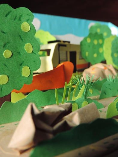 用纸手工打造迷你景观模型教程，超有创意的家庭DIY-第23张图片-趣作屋