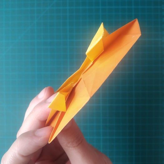 手工折纸教程：用20厘米彩纸折出π符号硬币折纸-第102张图片-趣作屋