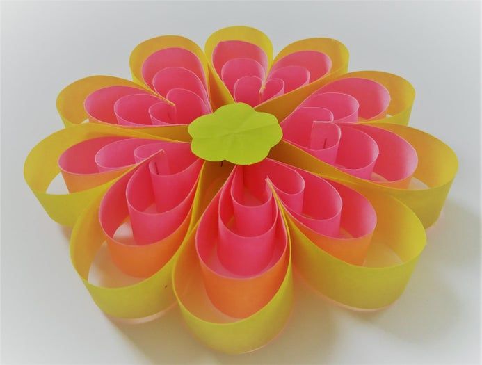 简单手工心形花朵制作教程，迎接春天的装饰小物-第1张图片-趣作屋