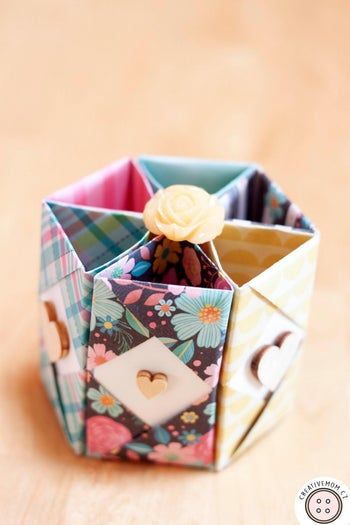 手工折纸铅笔筒教程：6岁宝宝也能做的可爱文具DIY-第13张图片-趣作屋