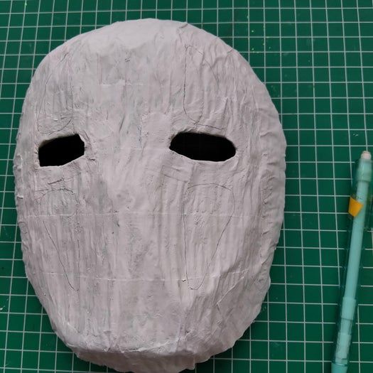低成本手工制作无脸男面具教程-第13张图片-趣作屋