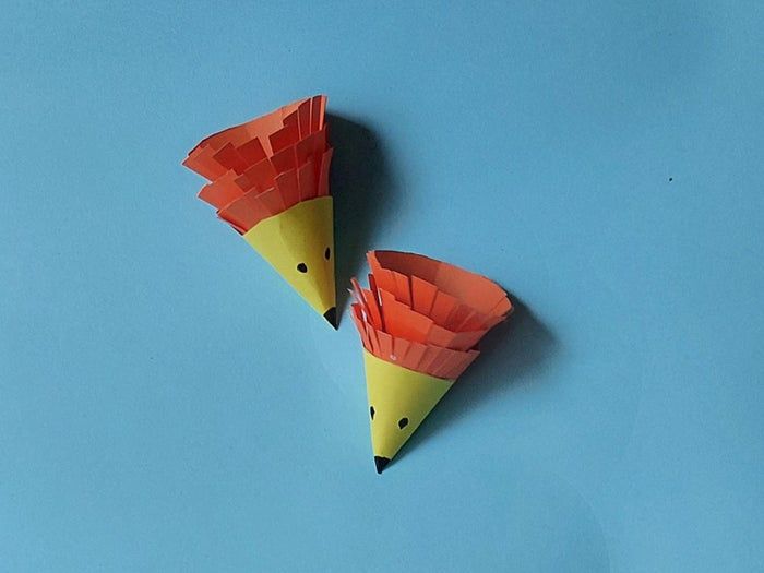 超可爱小刺猬纸艺手工制作教程,适合家庭亲子互动-第1张图片-趣作屋 超可爱小刺猬纸艺手工制作教程,适合家庭亲子互动-第1张图片-趣作屋