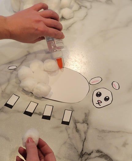 简单手工制作羊毛小羊手偶，适合节日DIY-第6张图片-趣作屋