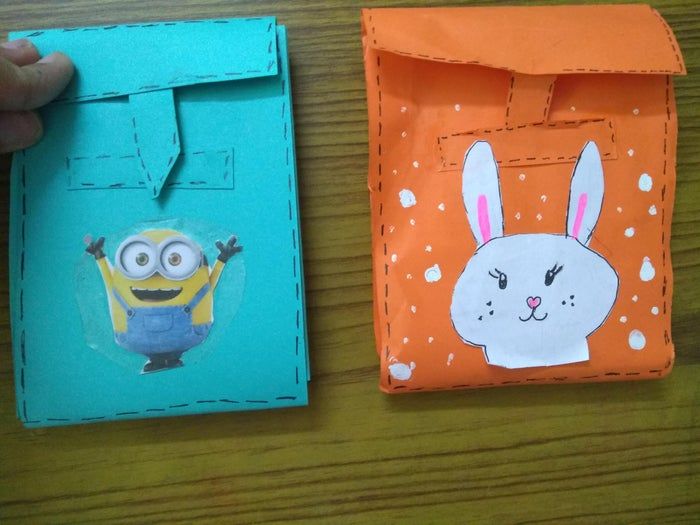 手工制作彩色纸钱包教程，简单DIY钱包方法-第1张图片-趣作屋