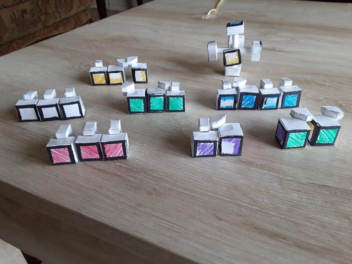 超简单！用纸手工制作能转动的魔方教程-第1张图片-趣作屋