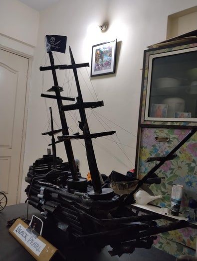 低成本手工制作黑珍珠号模型教程-第15张图片-趣作屋