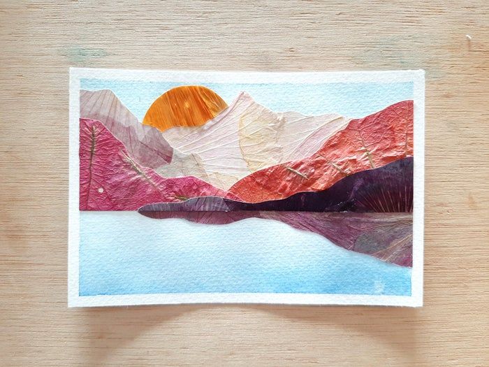 零基础也能做！手工干花明信片DIY教程-第1张图片-趣作屋