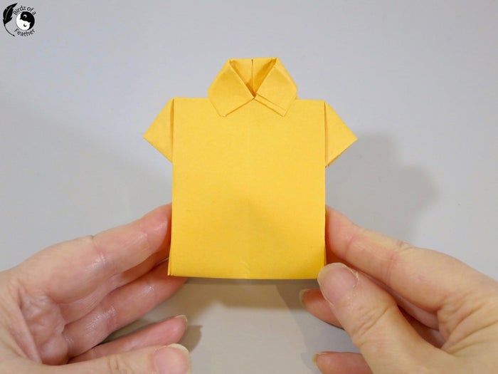 圣诞节折纸衬衫倒数日历手工教程,还能变父亲节礼物袋!-第38张图片-趣作屋 圣诞节折纸衬衫倒数日历手工教程,还能变父亲节礼物袋!-第38张图片-趣作屋