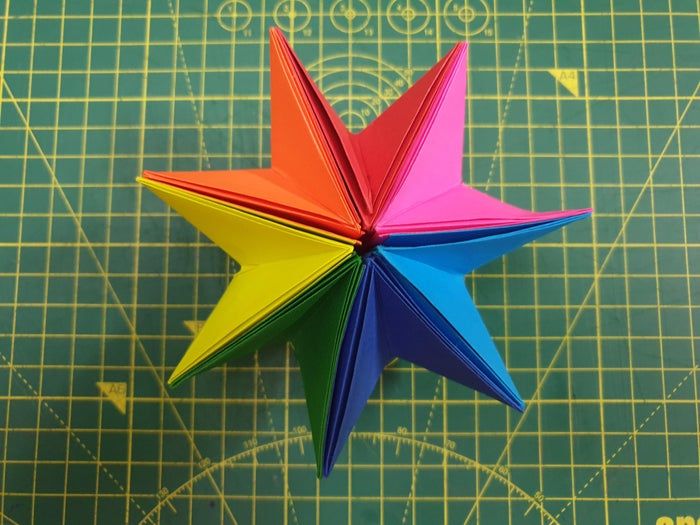 超简单彩虹无限超新星折纸教程，新手也能轻松上手-第1张图片-趣作屋
