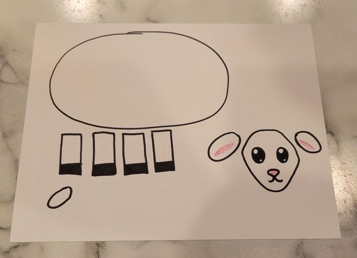 简单手工制作羊毛小羊手偶，适合节日DIY-第4张图片-趣作屋