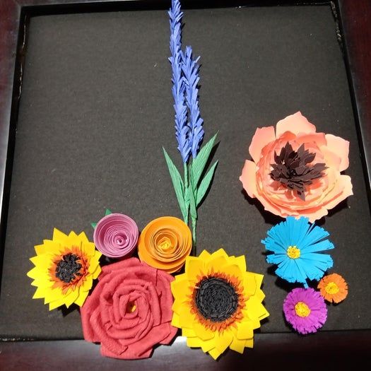 超详细手工纸花制作教程，零基础也能轻松上手！-第50张图片-趣作屋