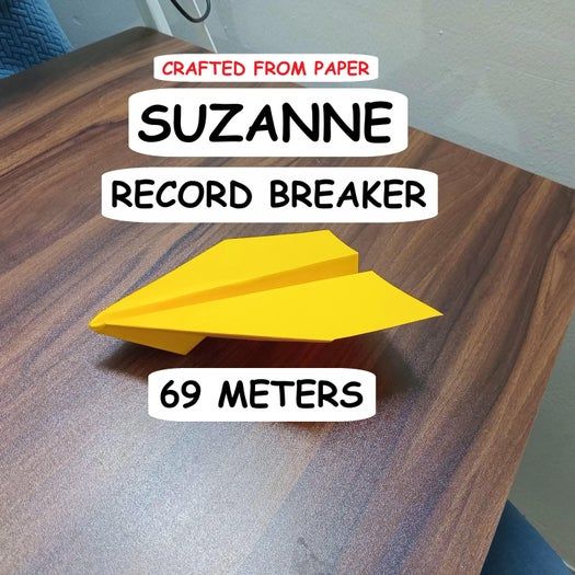 超酷滑翔纸飞机折叠教程，轻松飞出69米远-第3张图片-趣作屋