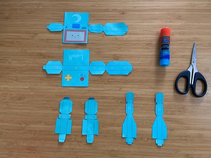 手工制作会动的LunaR游戏机器人教程-第5张图片-趣作屋