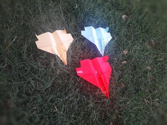 超简单F-15纸飞机折法教程，一扔能飞9米远-第21张图片-趣作屋