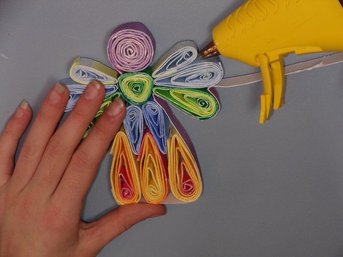 手工制作彩色纸天使教程,环保又好看的家居装饰-第14张图片-趣作屋 手工制作彩色纸天使教程,环保又好看的家居装饰-第14张图片-趣作屋