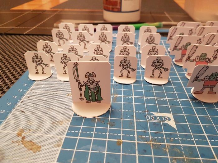 低成本手工制作战锤40K纸模型教程-第9张图片-趣作屋