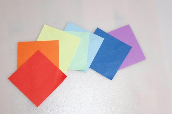 超简单手工DIY彩虹迷你纸钱包教程-第5张图片-趣作屋