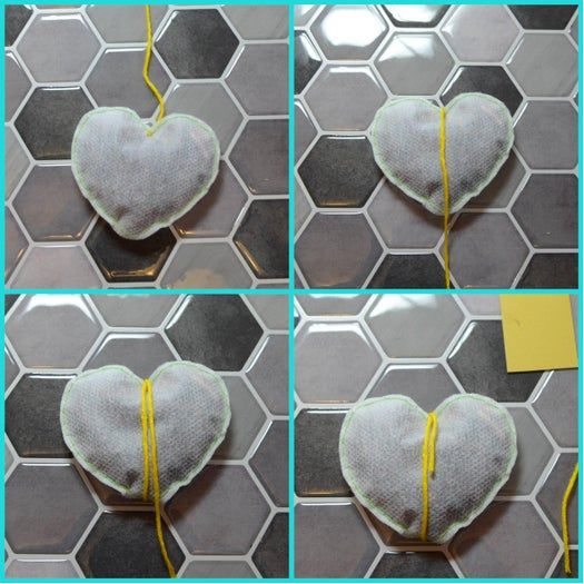 手工制作心形茶包加拍立得标签，自制创意情人节礼物教程-第12张图片-趣作屋