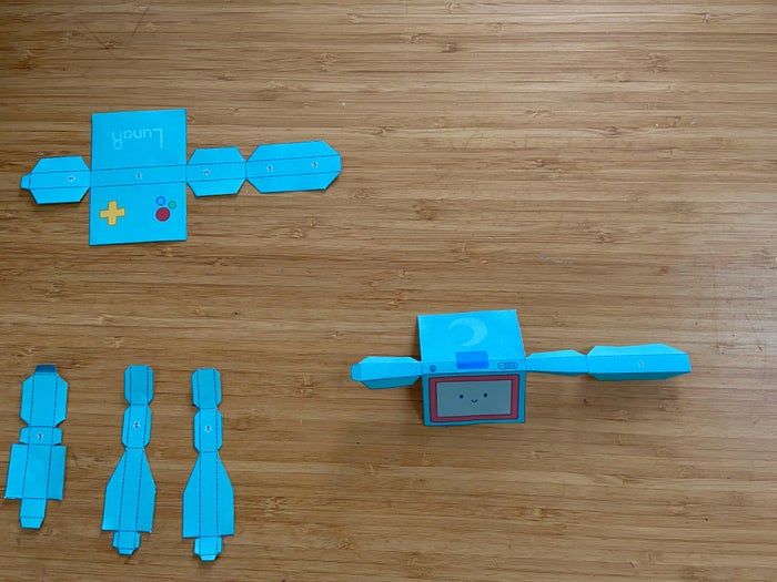 手工制作会动的LunaR游戏机器人教程-第6张图片-趣作屋