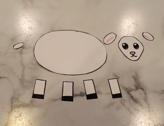 简单手工制作羊毛小羊手偶，适合节日DIY-第5张图片-趣作屋