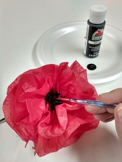 超简单手工纸罂粟花制作教程-第14张图片-趣作屋