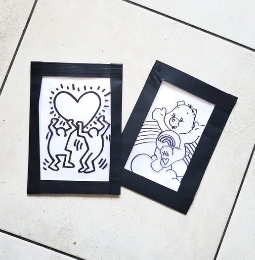 亲子手工魔术道具制作教程：让黑白画变彩色的魔法小技巧-第1张图片-趣作屋