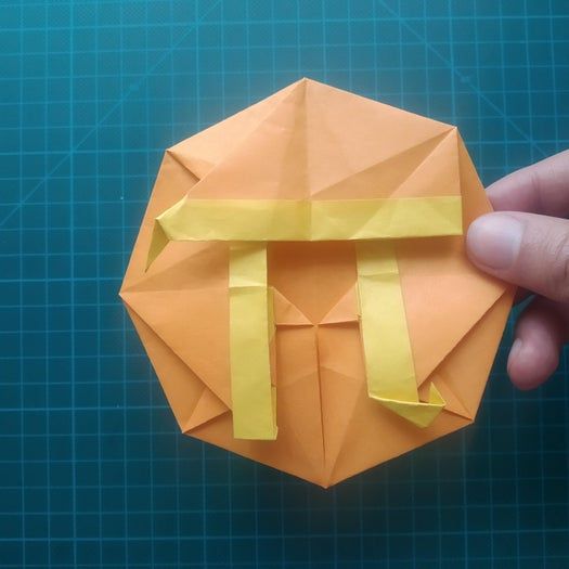 手工折纸教程：用20厘米彩纸折出π符号硬币折纸-第106张图片-趣作屋