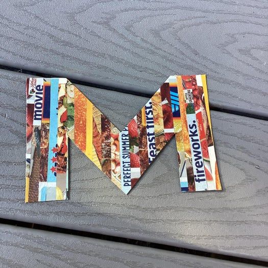 用旧报纸杂志DIY彩色字母手工教程-第2张图片-趣作屋 用旧报纸杂志DIY彩色字母手工教程-第2张图片-趣作屋