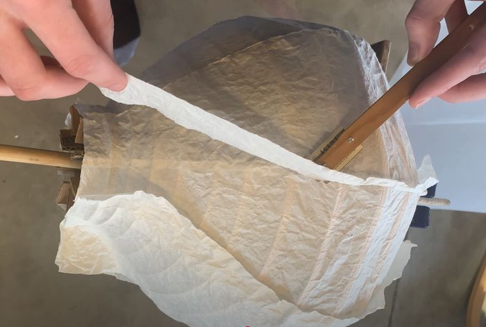 低成本手工制作纸灯笼台灯教程-第15张图片-趣作屋