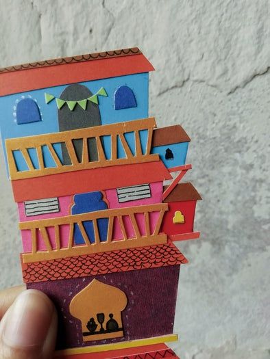 宅家也能庆节日!超有氛围感的纸艺街区DIY教程-第15张图片-趣作屋 宅家也能庆节日!超有氛围感的纸艺街区DIY教程-第15张图片-趣作屋