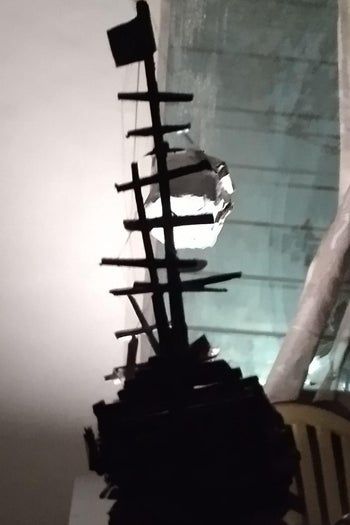 低成本手工制作黑珍珠号模型教程-第16张图片-趣作屋