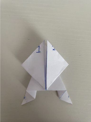 超简单！10厘米纸张折跳蛙教程，一看就会-第27张图片-趣作屋