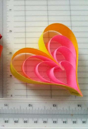 简单手工心形花朵制作教程，迎接春天的装饰小物-第5张图片-趣作屋