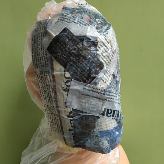 低成本手工制作无脸男面具教程-第8张图片-趣作屋