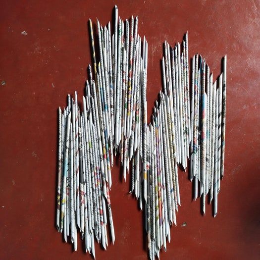 超详细纸艺花篮制作教程，用皱纹纸轻松DIY非洲菊花束-第10张图片-趣作屋