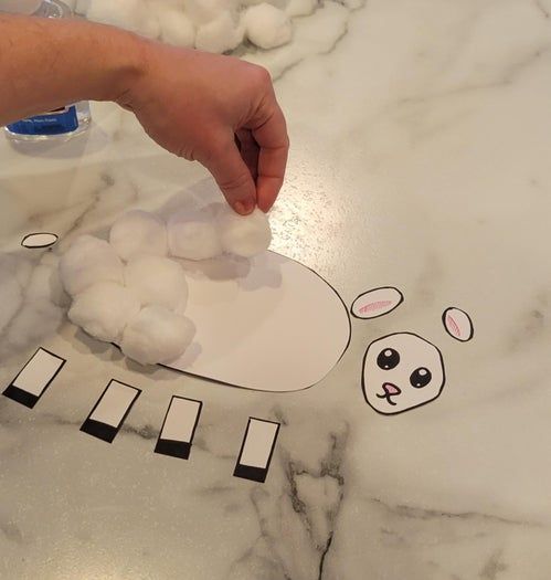 简单手工制作羊毛小羊手偶，适合节日DIY-第7张图片-趣作屋