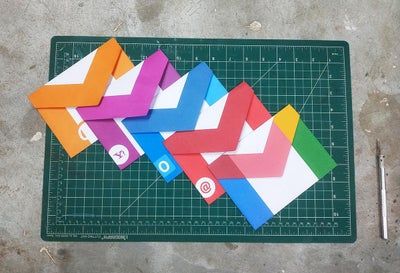 手工制作电子邮件风格纸信封教程-第25张图片-趣作屋