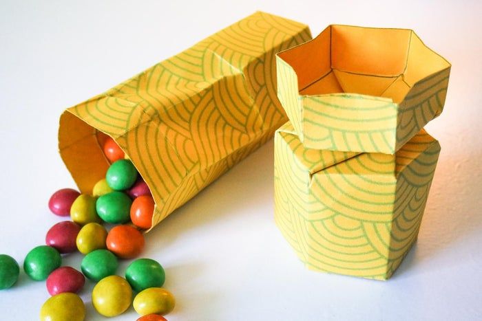 六边形拧盖礼盒手工制作教程，轻松打造个性礼物盒-第1张图片-趣作屋