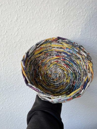 用旧报纸做手工编织篮子教程,简单易学环保又实用-第13张图片-趣作屋 用旧报纸做手工编织篮子教程,简单易学环保又实用-第13张图片-趣作屋