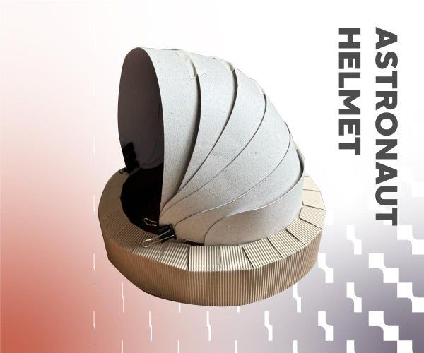 超简单！用纸手工制作宇航员头盔教程-第1张图片-趣作屋