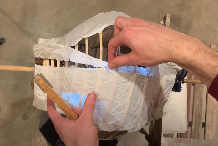 低成本手工制作纸灯笼台灯教程-第12张图片-趣作屋