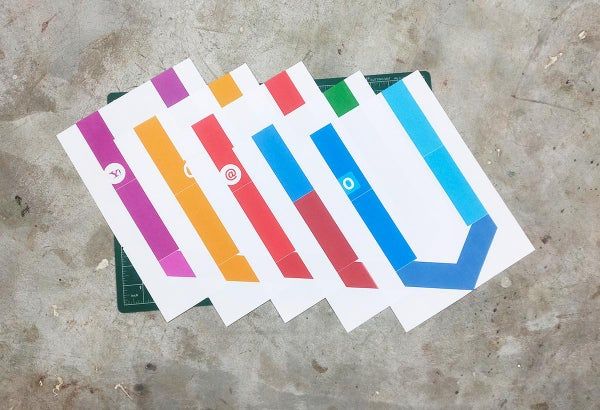 手工制作电子邮件风格纸信封教程-第11张图片-趣作屋