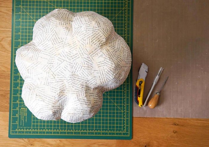 低成本手工制作万圣节南瓜灯教程-第14张图片-趣作屋