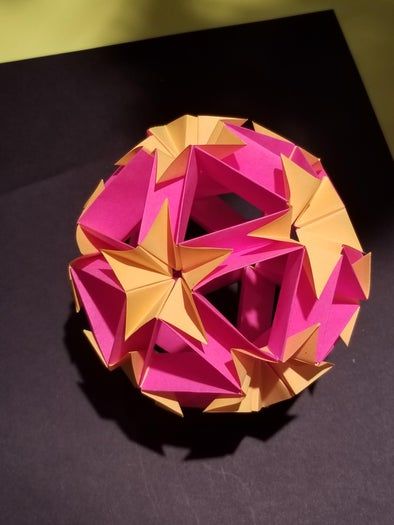 零成本手工折纸星星球教程-第15张图片-趣作屋