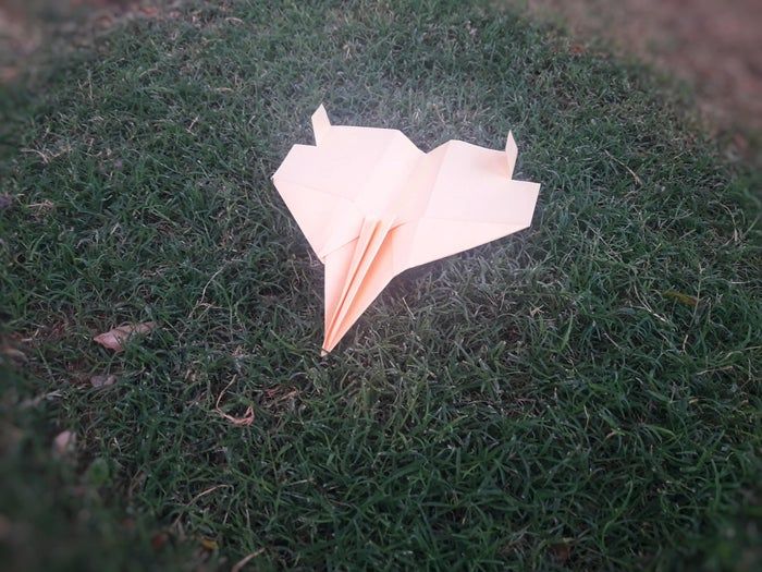 超简单F-15纸飞机折法教程，一扔能飞9米远-第18张图片-趣作屋