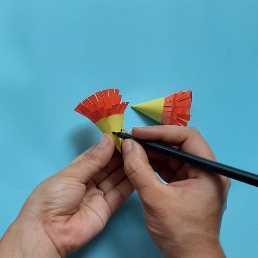 超可爱小刺猬纸艺手工制作教程,适合家庭亲子互动-第14张图片-趣作屋