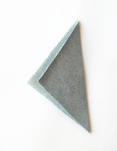 用旧牛仔布制作和平鸽胸针的折纸灵感教程-第5张图片-趣作屋